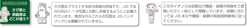 さび度と除錆度はどこが違う？