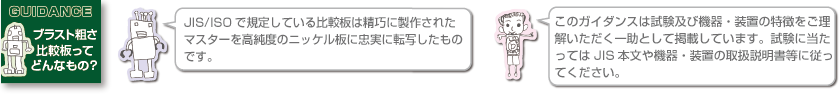 ブラスト粗さ 比較板ってどんなもの？